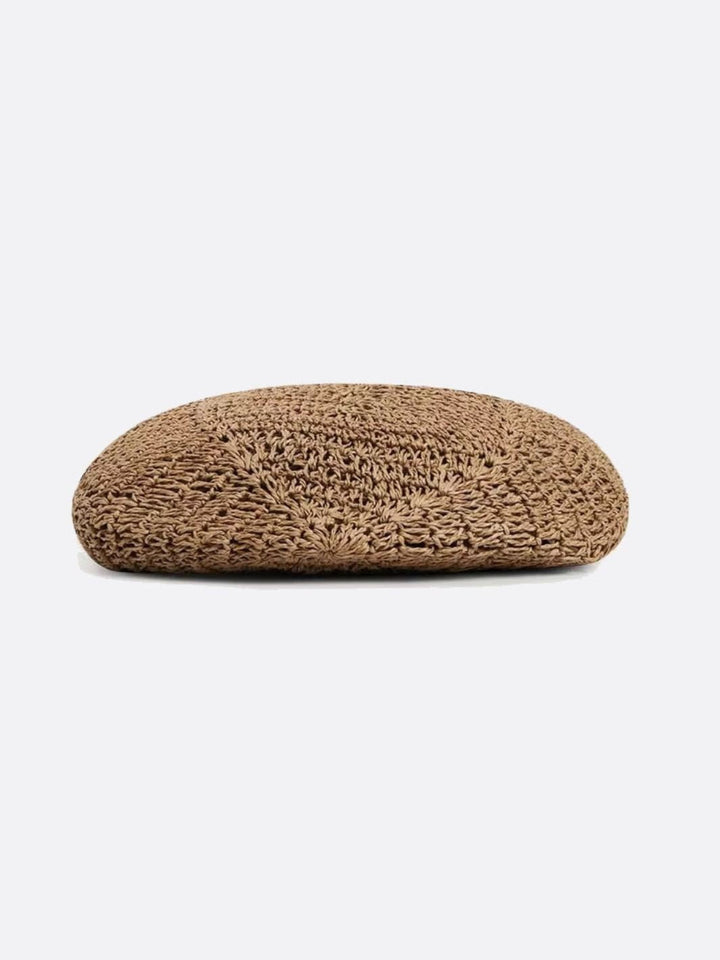 Sac de plage en paille tressée