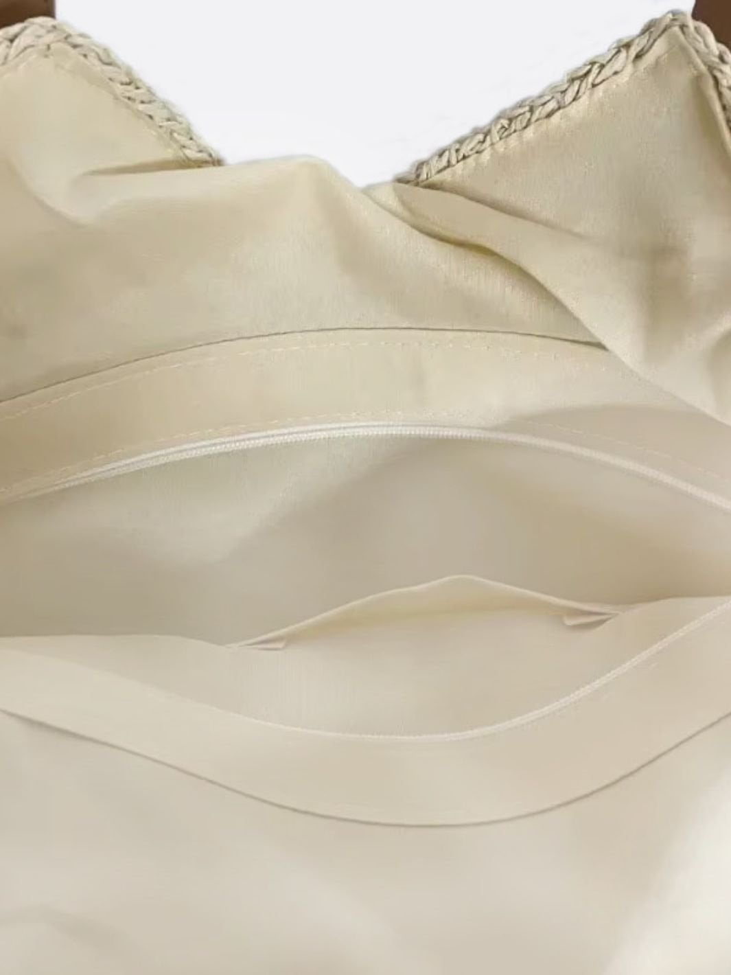 Sac de plage en paille tressée