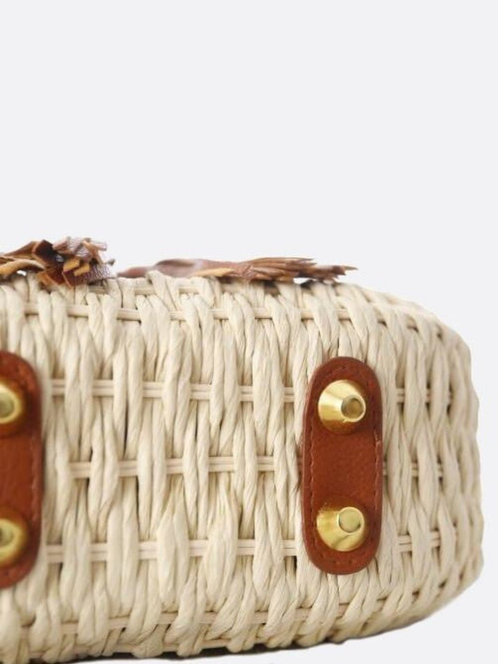 Sac besace paille