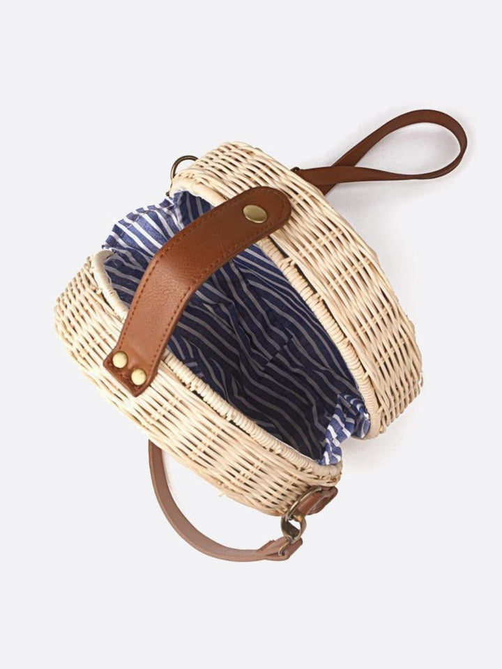 Sac rotin à bandoulière