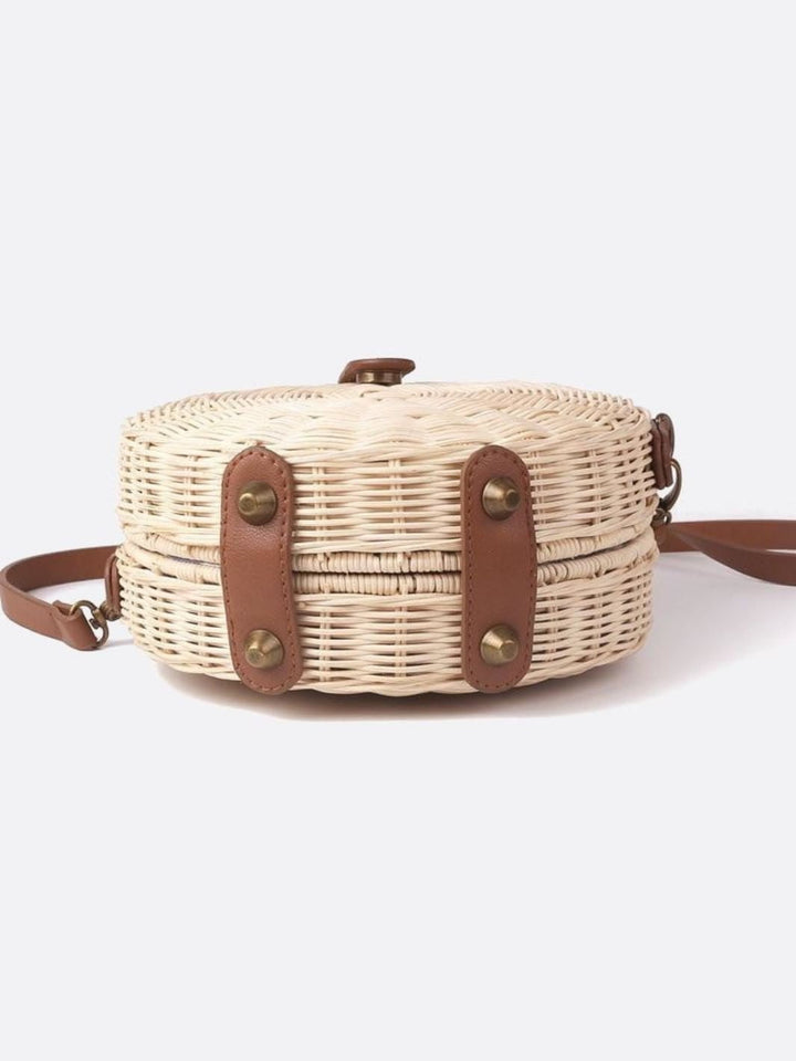 Sac rotin à bandoulière