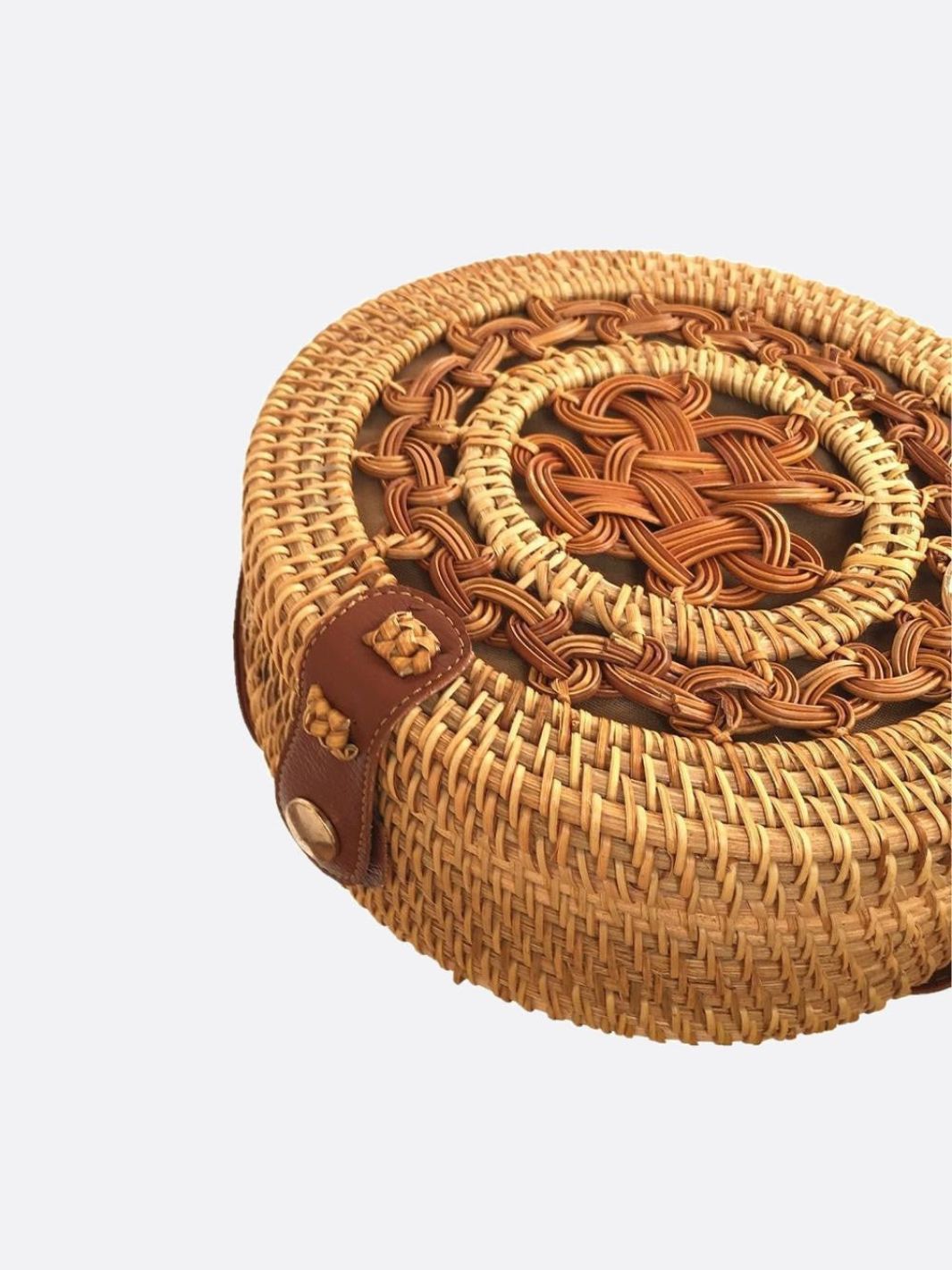 Sac rotin tressé