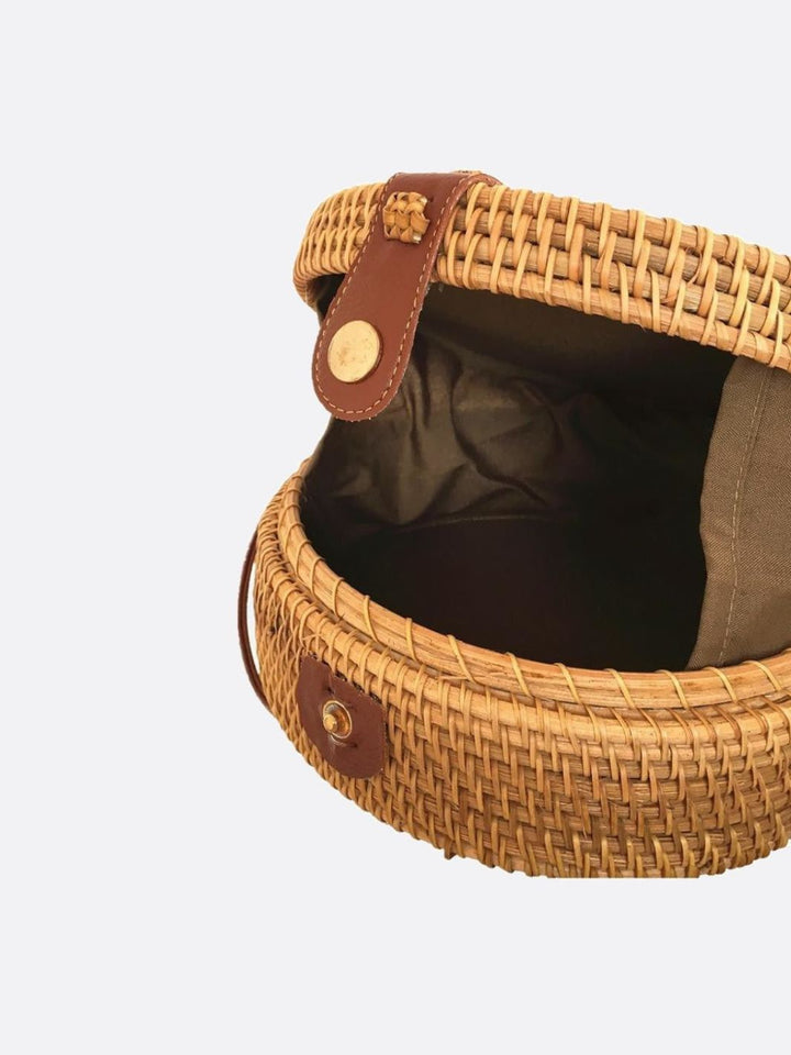 Sac rotin tressé