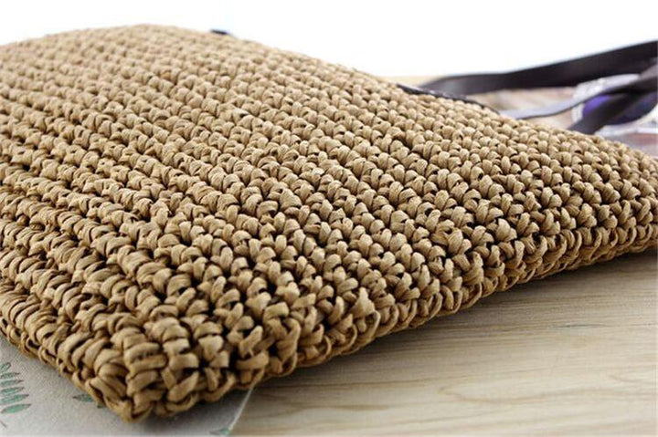 Grand sac cabas paille
